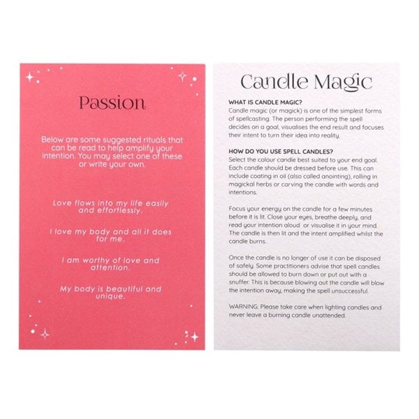 Serano Pack of 12 Passion Spell Candles