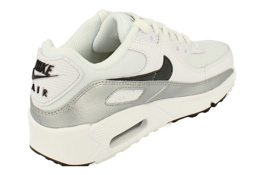 Nike Air Max 90 GS Cz5867  100 - White Black 100 - Photo 2