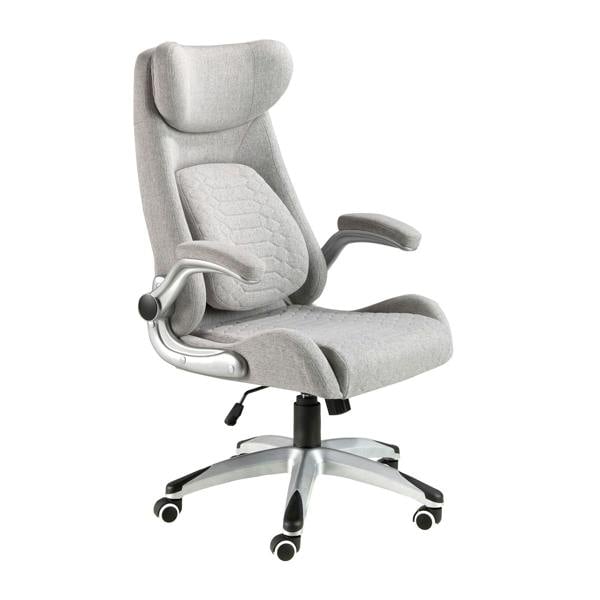 Angel Cerdá Grey fabric swivel office chair 4224