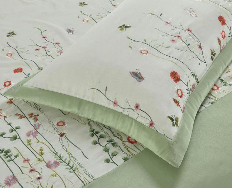Arabella Green Duvet Cover Set