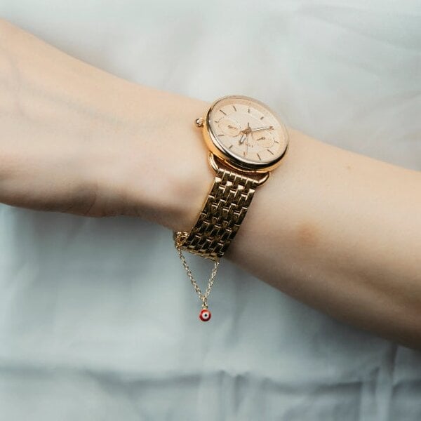 The Colourful Aura Colourful Evil Eye Watch Strap Dainty Hanging Jewellery Charm