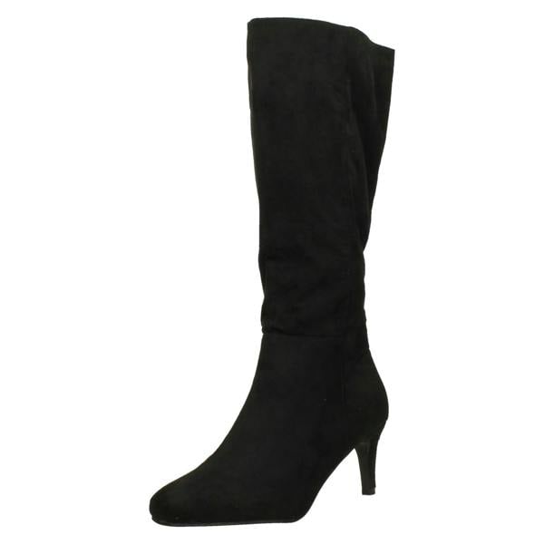 Spot On Ladies Spot On Stiletto Knee High Boots F51237