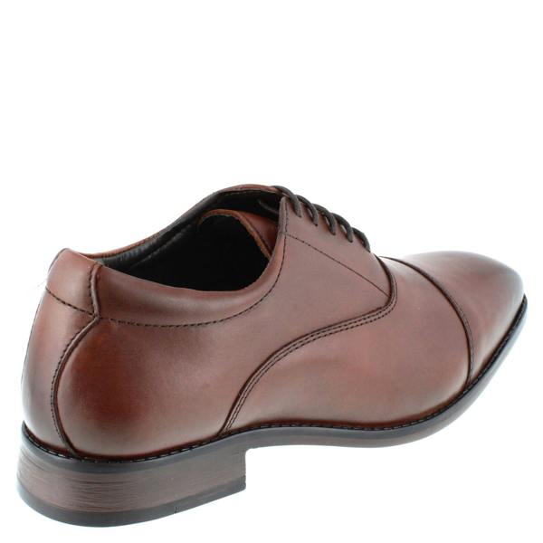 HX London Charing Men's Leather Cap Oxford Shoes