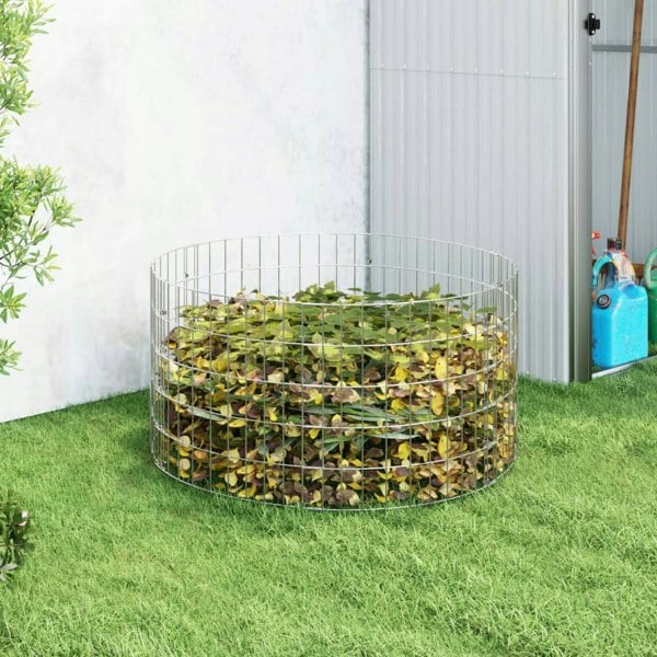 Berkfield Garden Composter �_�”�_100x50 cm Galvanised Steel