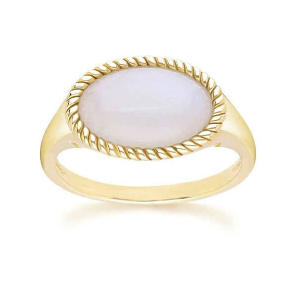 moonstone gemstone ring 9ct gold