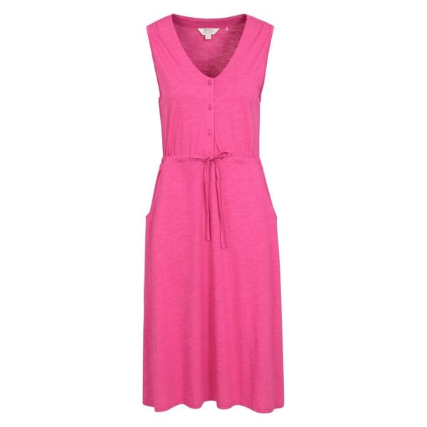 Mountain Warehouse Women's Bahamas Floral Sleeveless Dress - Bright Pink