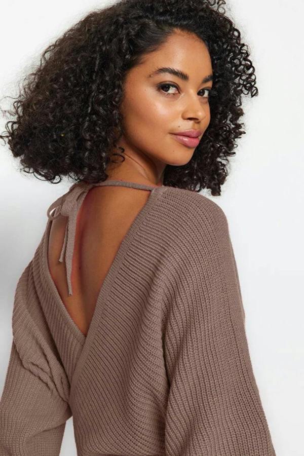 Hoxton Gal Wrap Knit Sweater