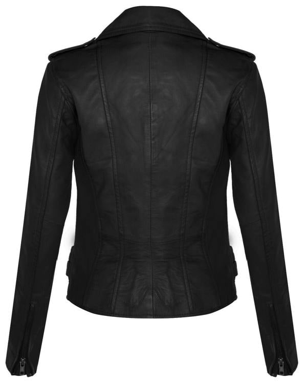 Infinity Leather Womens Leather Brando Biker Jacket - Orlando