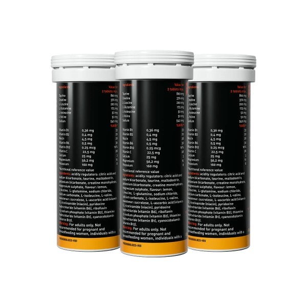 Nightout Recovery Drink - For A Better Morning After - Fizzy Lemon Flavour Pack of 3