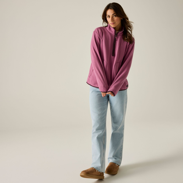 Regatta Womens Frankie Half Zip Fleece - Violet Fig