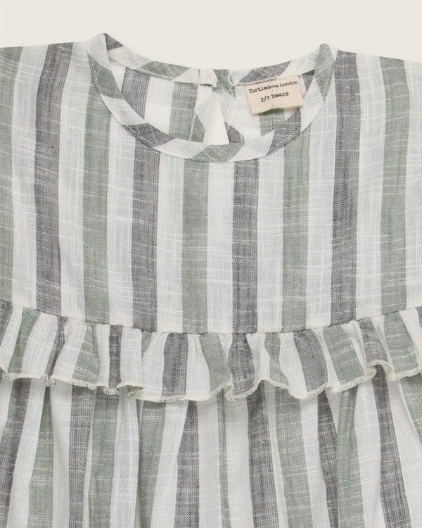 Multicolour Stripe Print Dress - image 3
