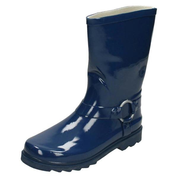 Spot On Girls Spot On Ring Trim Wellington Boots
