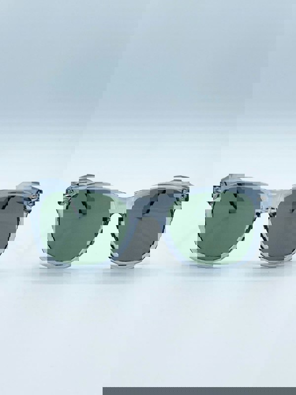 SVNX Translucent Grey Wayfarer with Khaki Lenses