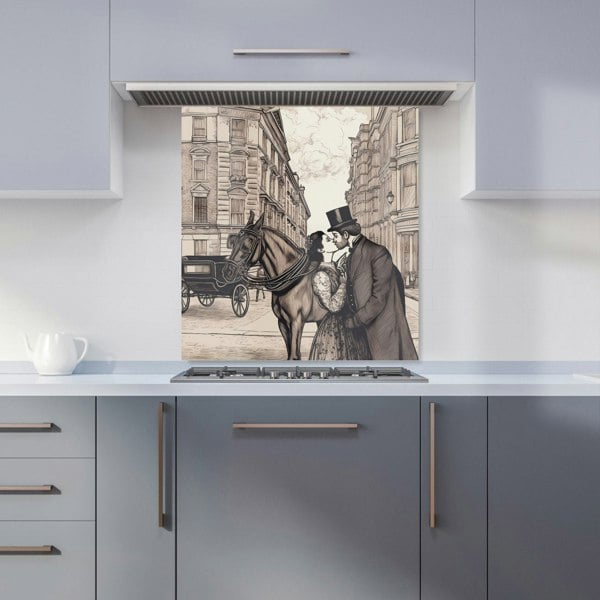 Warren Reed - Designer Victorian Lovers On A London Street Kitchen Splashback