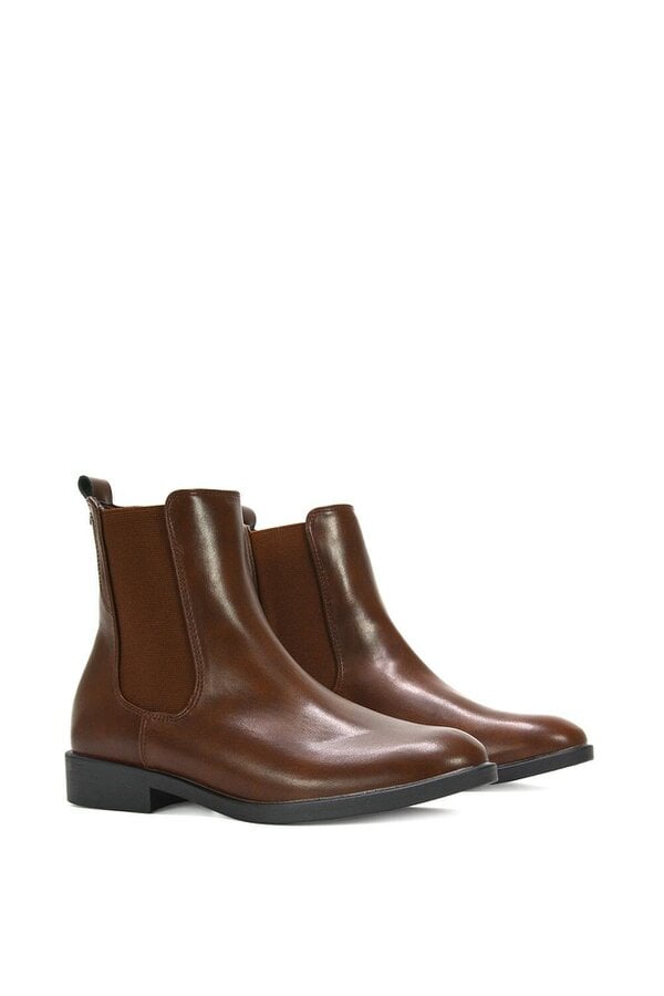 XY LONDON Chelsea Flatform Ankle Boots Pull On