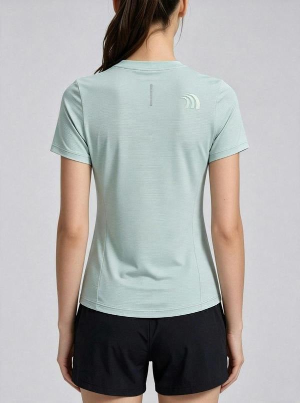 Anniou Women's Crew Neck Quick-drying T‑Shirt