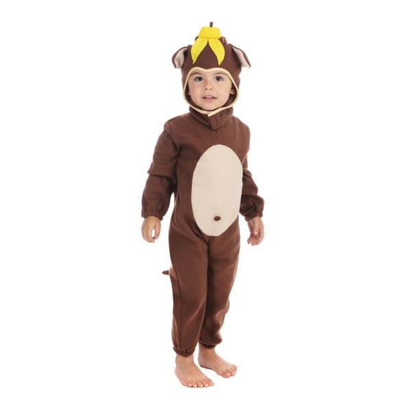 Bristol Novelty Childrens/Kids Jumpsuit Monkey Costume - Brown