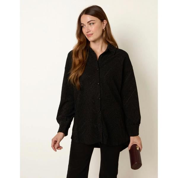 Blue Vanilla Lurex Shirt