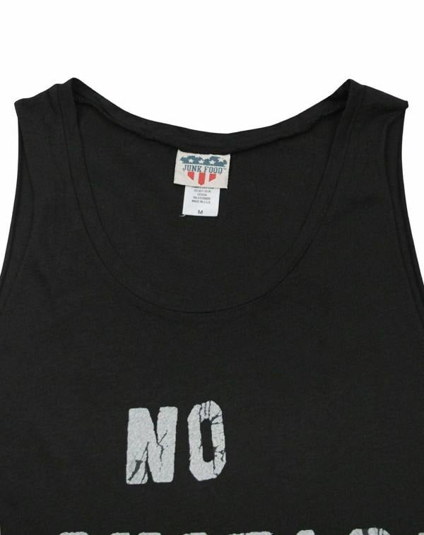Vanilla Underground Junk Food Clothing Womens Black No Backstage Passes Text Vest