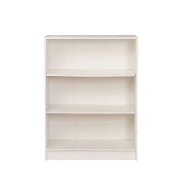 Timber Art Design 3 Tier Bookcase Wide Display Shelving Storage Unit Wood Furniture