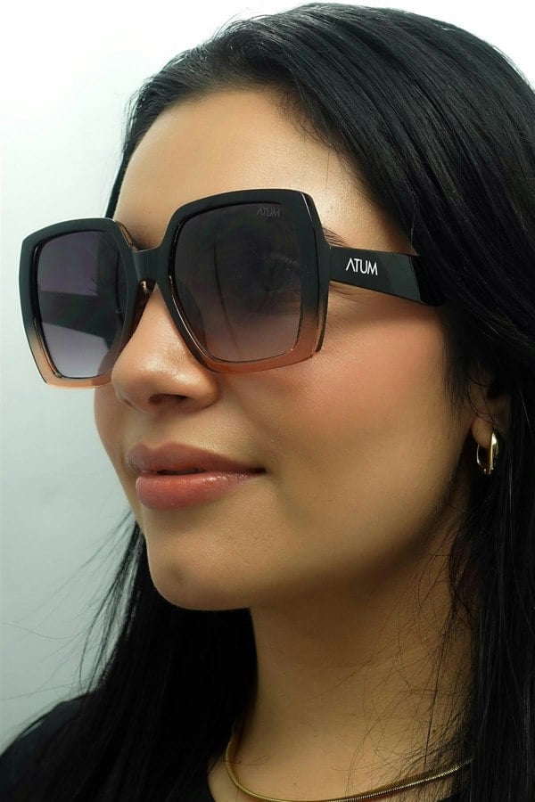 Atum Sunglasses Zouk C3 Black Nude Gradient Smoke Grey Gradient
