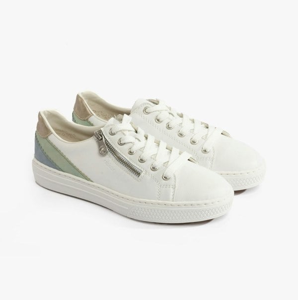 Rieker L5900-80 Womens Shoes - White