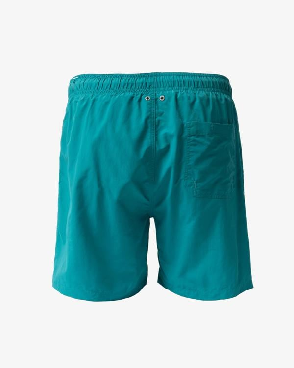 back of GANT Mens Swim Shorts in 441 Aqua Blue