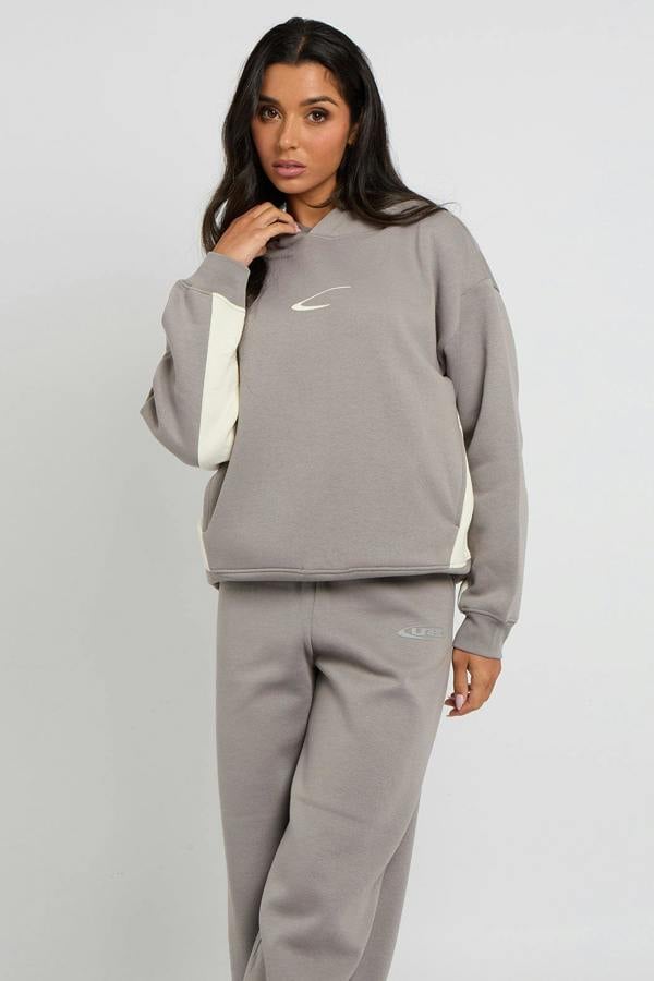 Urban Bliss Colour Block Graphic Hoodie
