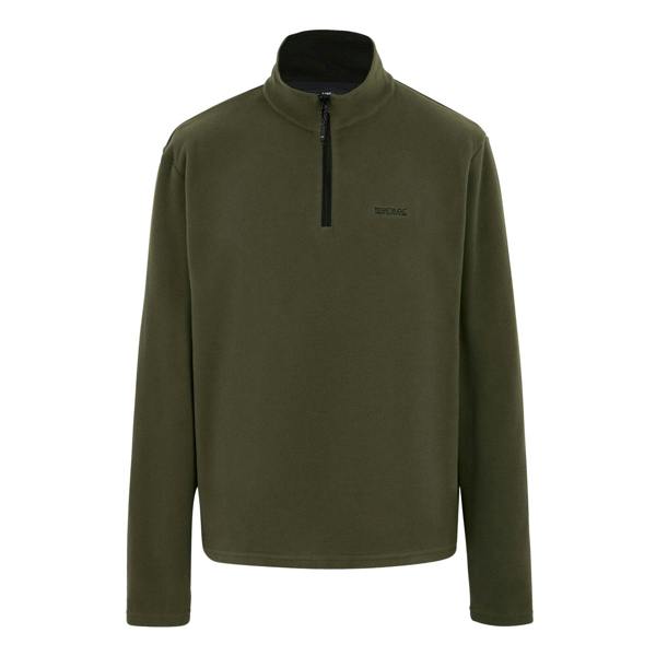 Regatta Great Outdoors Mens Thompson Half Zip Fleece Top - Olive Night - 