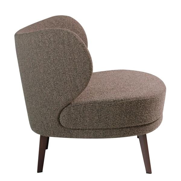 Angel Cerdá Brown Fabric Armchair 5079