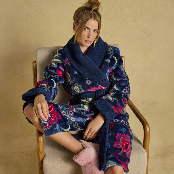Joules Y97379 Womens Bathrobe Bath Robe   in  Multicoloured
