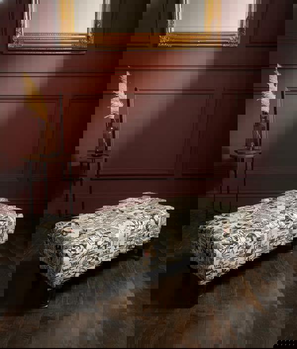 ISTOOLS Premium Monroe Footstool Pouffe Ottoman – UK Handcrafted Non-Storage Bench & Versatile Living Room Furniture