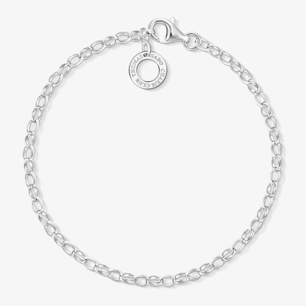 THOMAS SABO Sterling Silver Classic Charm Bracelet X0163-001-12-L