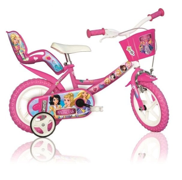 Dino Bikes Dino Princess Kids 12" Wheel Bike - Pink