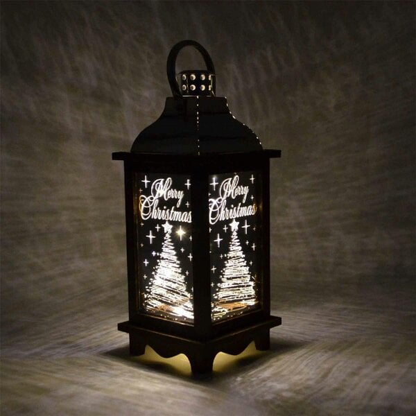 Shatchi 26cm to 55cm Decorative Christmas Lights and Feather Tree Table Lamps with Warm White LEDs