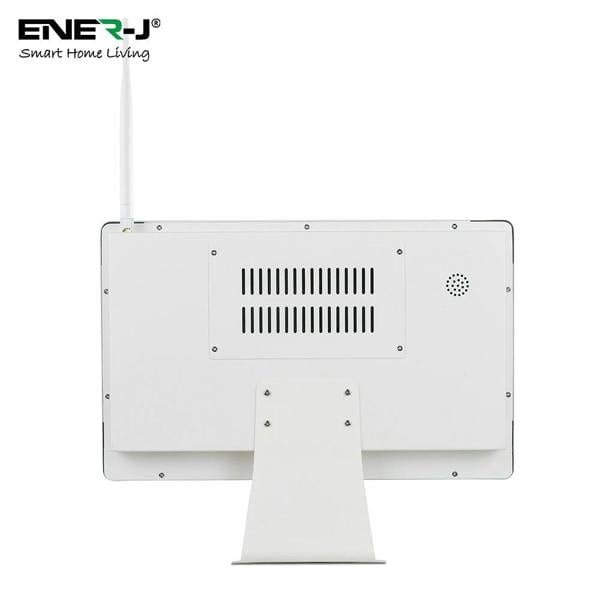 ENER-J 8CH Wireless CCTV Kit with 15.6" FHD IPS Monitor, 1TB HDD, 1080P Outdoor Cameras, Audio & PIR Motion Detection, Plug & Play Security System