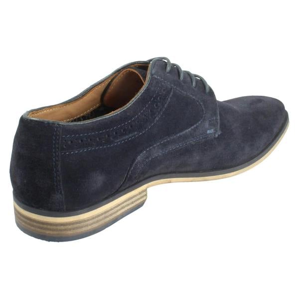 Front Mens Front Suede Leather Lace Up Smart Shoes Carter FR740