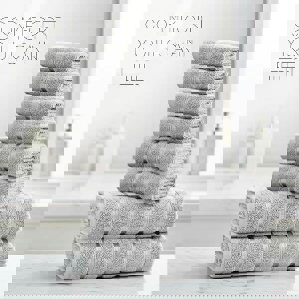 Smart Living Boston 8 PCS Towel Bale Set - Silver