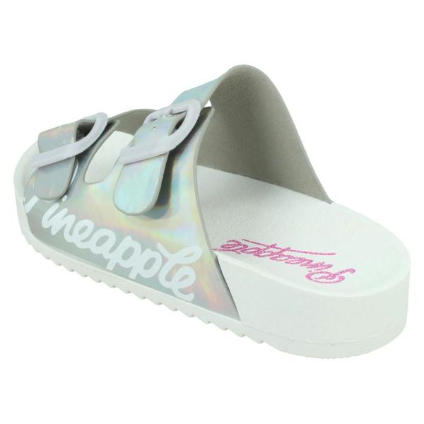 Pineapple Girls Pineapple Hologram Mule Sandals/Sliders H1119