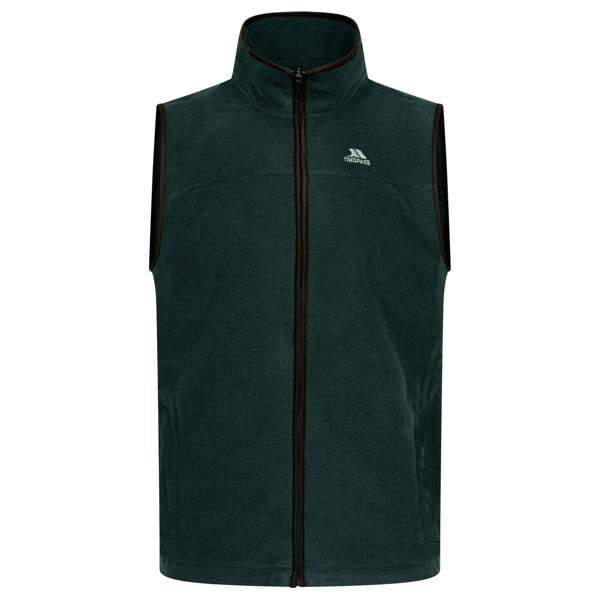 Trespass Mens Bernary Fleece Gilet - Dark Green - 