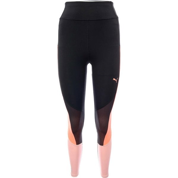 Puma Women's Black Training Pearl Mesh Leggings
