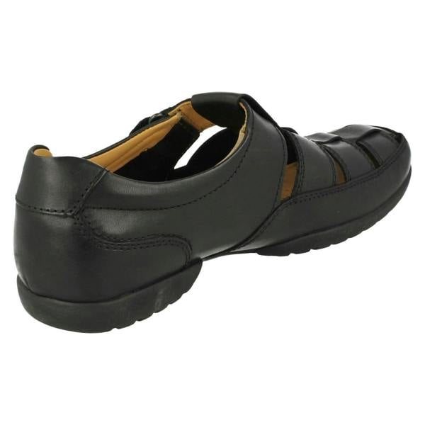 Clarks Mens Clarks Hook & Loop Sandals Recline Open