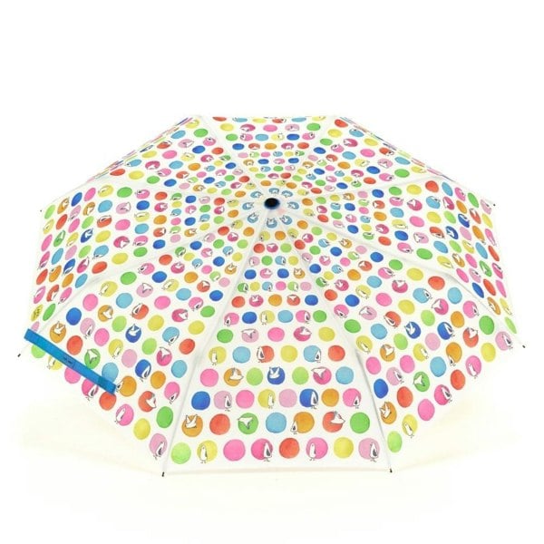 Laura Wall Polkadots Ladies Folding Umbrella Top Canopy