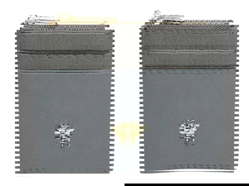 Alice Wheeler Bee Vegan Leather Coin & Card Purse