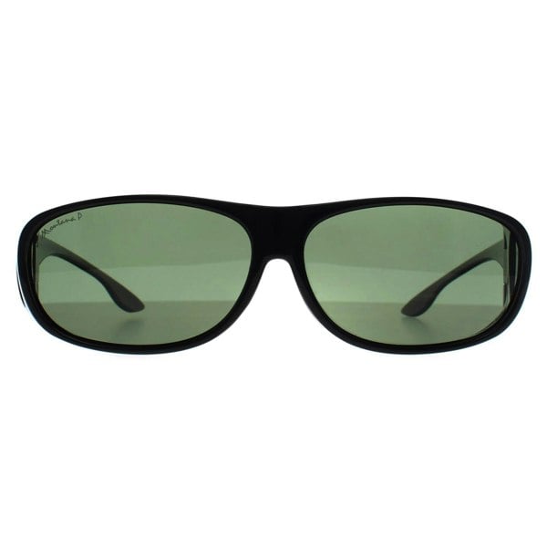Montana Fit Over Glasses Sunglasses FO2 D Shiny Black G15 Polarized