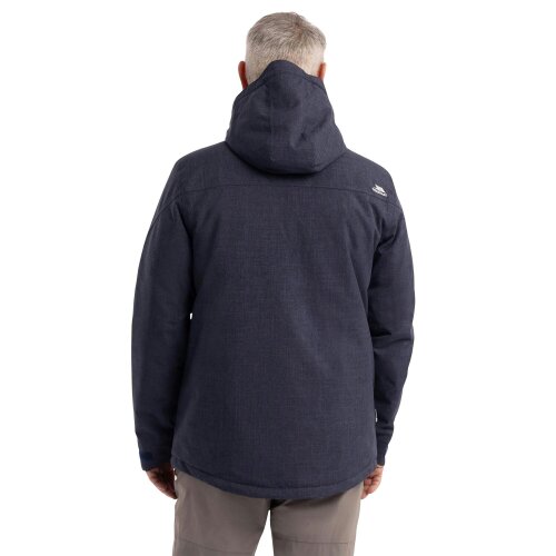 Trespass Mens Fyfinn Padded Waterproof Jacket - Navy Marl - M - Navy Marl - 100% Polyester