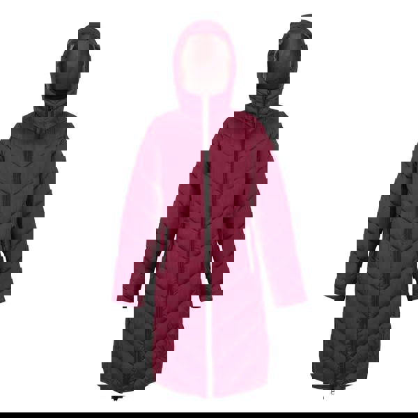 Regatta Womens/Ladies Anita Padded Jacket - Dark Pimento