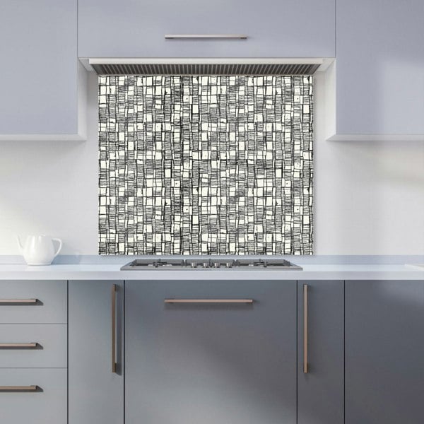 Warren Reed - Designer Irregular Sketched Block Textured Kitchen Splashback