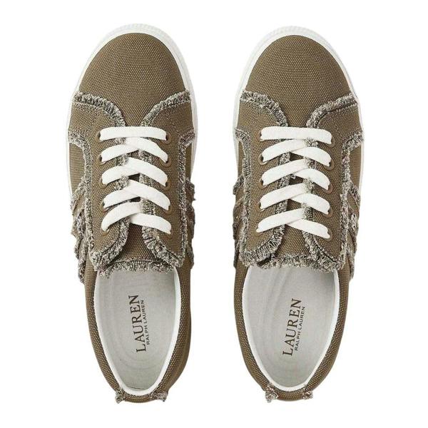 Ralph Lauren Womens/Ladies Janson Flat Trainers - Hunter/Olive - 