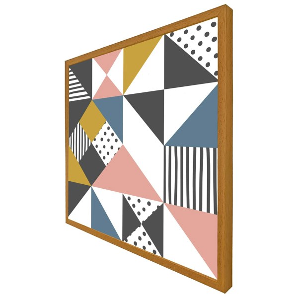 Benjamin Tate Design Coloured geometric pattern (Picture Frame)